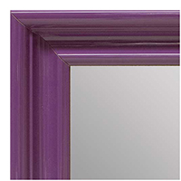 MR1961-1 Large Purple High Gloss Custom Mirror With Scoop