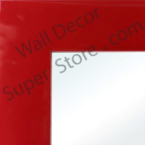 MR321-3 High Gloss Red Lacquer - Large Custom Wall Mirror Custom Floor Mirror