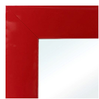 MR321-3 High Gloss Red Lacquer - Large Custom Wall Mirror Custom Floor Mirror