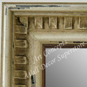 MR5207-1 Ivory Sandstone With Gold Accent Distressed Piano - Extra Large Custom Wall Mirror Custom Floor Mirror