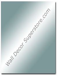 Custom flat polished square or rectangle custom frameless mirror made to your size