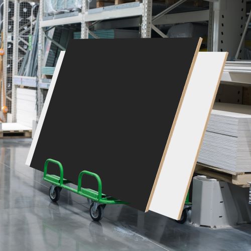 Frameless Chalkboard - Whiteboard - Sheet Material - Up To 5' x 16'