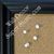 DISC BB192-1 Matte Black With Beads Custom Cork Chalk or Dry Erase Board Medium To Large