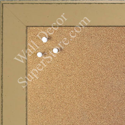 BB1570-8 Distressed Yellow Medium Custom Cork Chalk or Dry Erase Board