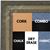 BB1671-1 | Distressed Gray | Custom Cork Bulletin Board | Custom White Dry Erase Board | Custom Chalk Board