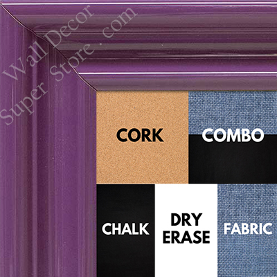 BB1961-1 Large Purple High Gloss Custom Wall Board With Scoop