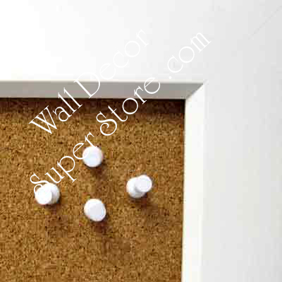 BB21-201 | White | Custom Cork Bulletin Board | Custom White Dry Erase Board | Custom Chalk Board