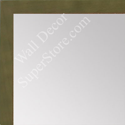MR1511-8 Green Stained Maple - Very Small Custom Wall Mirror