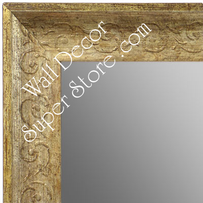 MR1614-3  Distressed Silver Custom Wall Mirror