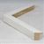 BB1544-8 White - 3/4 Inch Wide X 1 1/4 Inch High - Small Custom Cork Chalk Dry Erase